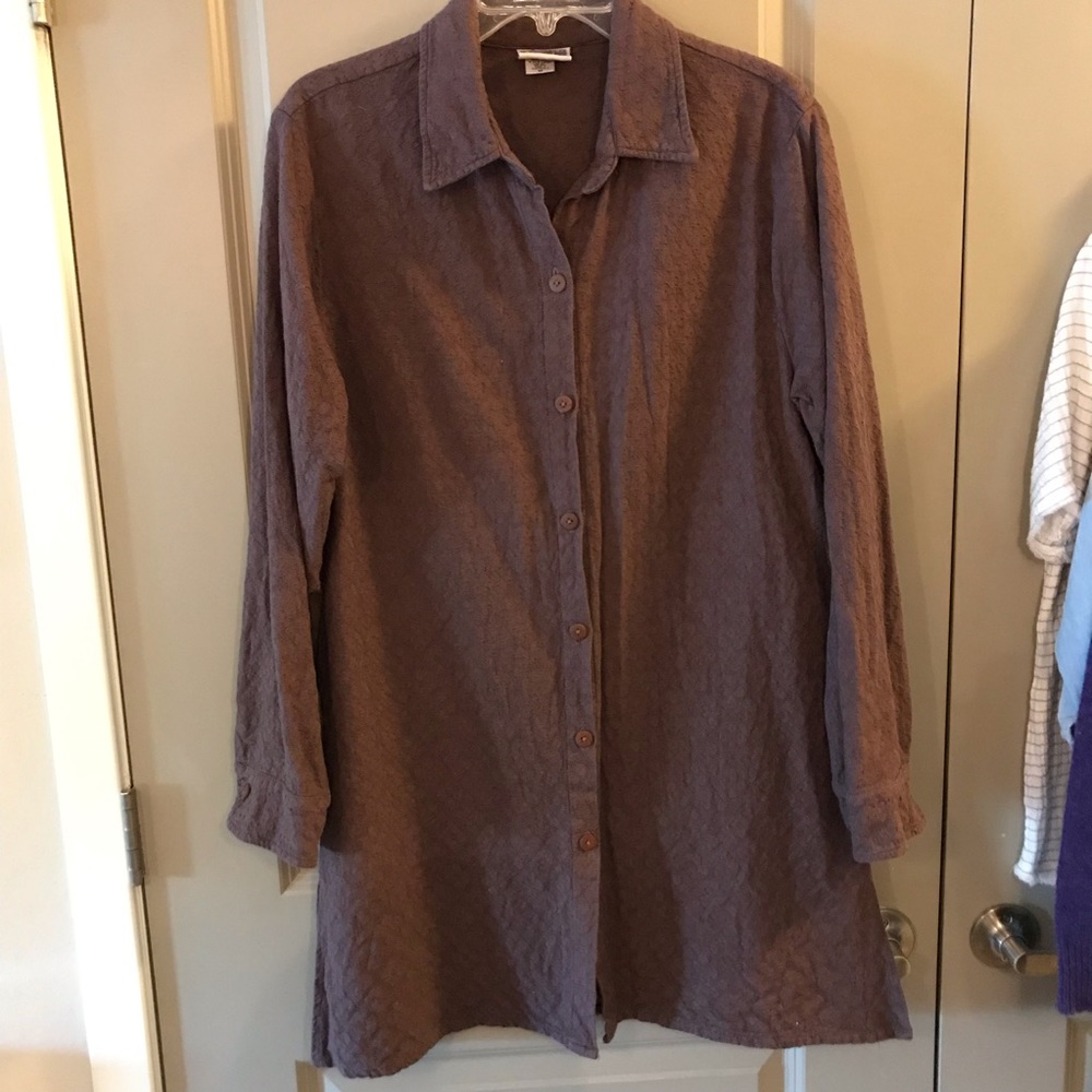 Purple overshirt